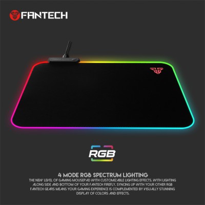 Fantech MPR351S Firefly RGB Black Mouse Pad