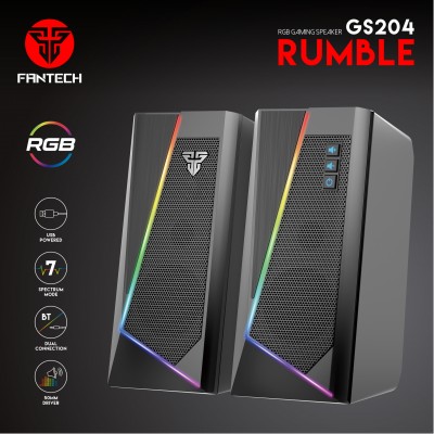 Fantech GS204 Rumble RGB Black Dual Mode USB Gaming Speaker
