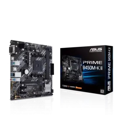 ASUS Prime B450M-K II DDR4 AMD AM4 micro ATX Motherboard